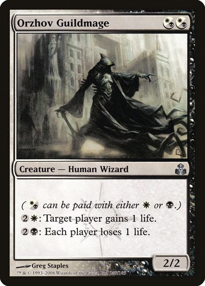 Orzhov Guildmage (GPT) #147 Uncommon (Moderately Played) Guildpact Magic: The Gathering: 2006