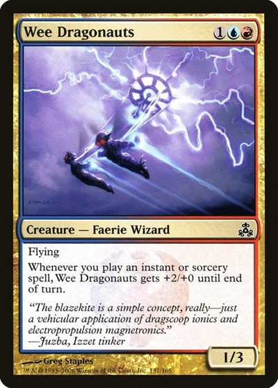 Wee Dragonauts (GPT) #137 Common (Lightly Played) Guildpact Magic: The Gathering: 2006