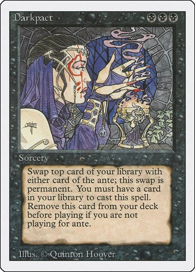 Darkpact (3ED) #100 Rare (Heavily Played) Revised Edition Magic: The Gathering: 1994