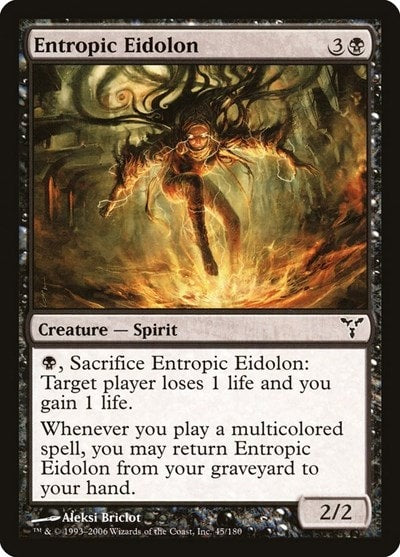 Entropic Eidolon (DIS) #45 Common Dissension Magic: The Gathering: 2006