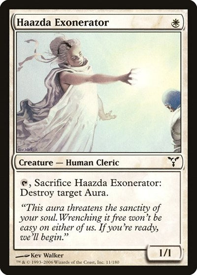 Haazda Exonerator (DIS) #11 Common (Lightly Played) Dissension Magic: The Gathering: 2006