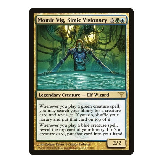 Momir Vig Simic Visionary (DIS) #118 Rare (Lightly Played) Dissension Magic: The Gathering: 2006