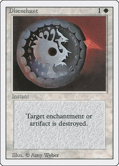 Disenchant (3ED) #17 Common (Heavily Played) Revised Edition Magic: The Gathering: 1994