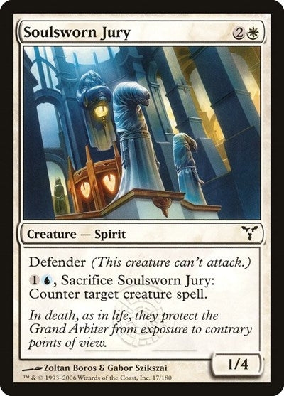 Soulsworn Jury (DIS) #17 Common Dissension Magic: The Gathering: 2006