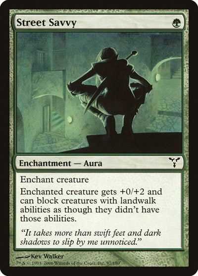 Street Savvy (DIS) #97 Common (Moderately Played) Dissension Magic: The Gathering: 2006
