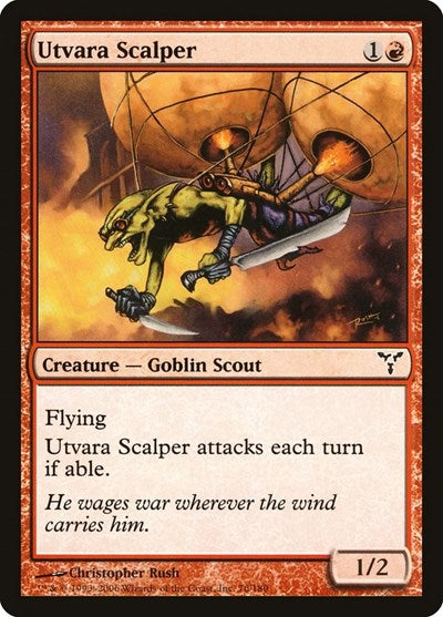Utvara Scalper (DIS) #76 Common (Lightly Played) Dissension Magic: 2006