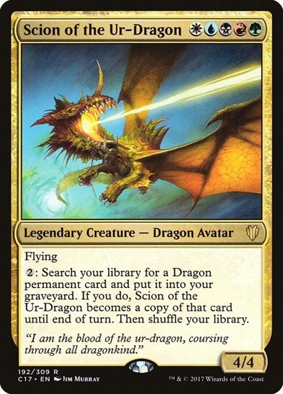 Scion of the Ur Dragon (C17) #192 Rare (Lightly Played) Commander 2017 Magic: The Gathering: 2017