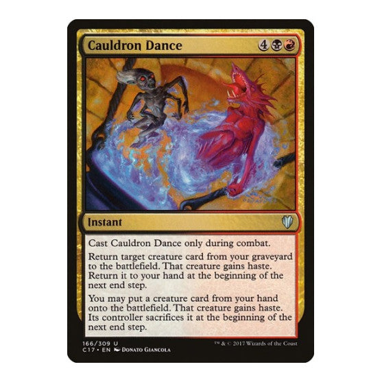 Cauldron Dance (C17) #166 Uncommon (Lightly Played) Commander 2017 Magic: The Gathering: 2017