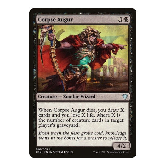 Corpse Augur (C17) #106 Uncommon (Lightly Played) Commander 2017 Magic: The Gathering: 2017