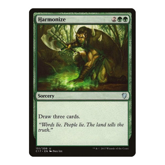 Harmonize (C17) #151 Uncommon (Moderately Played) Commander 2017 Magic: The Gathering: 2017