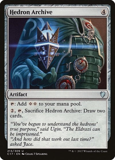 Hedron Archive (C17) #213 Uncommon (Lightly Played) Commander 2017 Magic: The Gathering: 2017