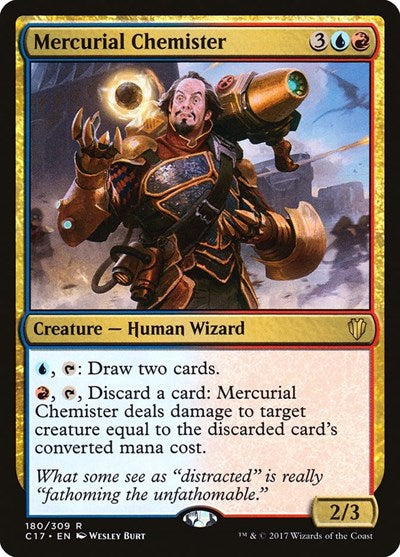 Mercurial Chemister (C17) #180 Rare (Lightly Played) Commander 2017 Magic: 2017