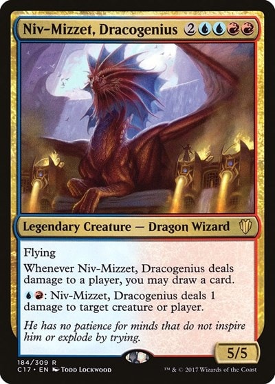 Niv Mizzet Dracogenius (C17) #184 Rare (Lightly Played) Commander 2017 Magic: The Gathering: 2017