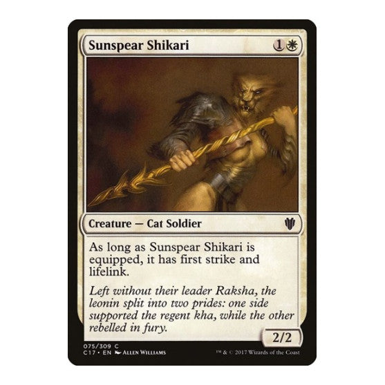 Sunspear Shikari (C17) #75 Common (Lightly Played) Commander 2017 Magic: The Gathering: 2017