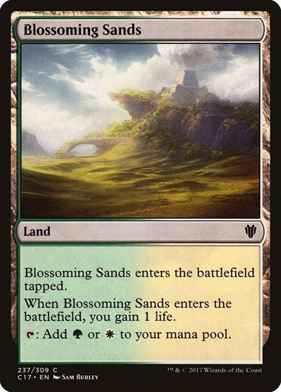 Blossoming Sands (C17) #237 Common (Lightly Played) Commander 2017 Magic: The Gathering: 2017