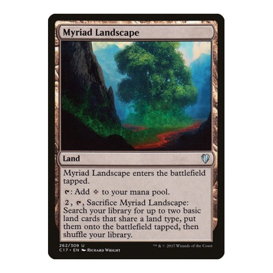 Myriad Landscape (C17) #262 Uncommon (Lightly Played) Commander 2017 Magic: The Gathering: 2017