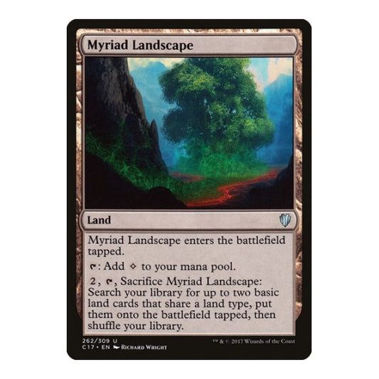 Myriad Landscape (C17) #262 Uncommon (Lightly Played) Commander 2017 Magic: The Gathering: 2017