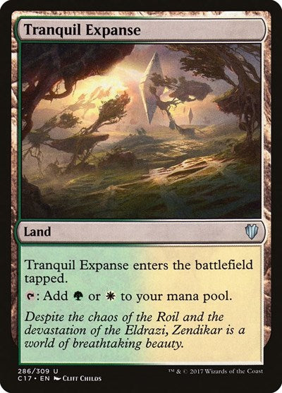 Tranquil Expanse (C17) #286 Uncommon Commander 2017 Magic: The Gathering: 2017