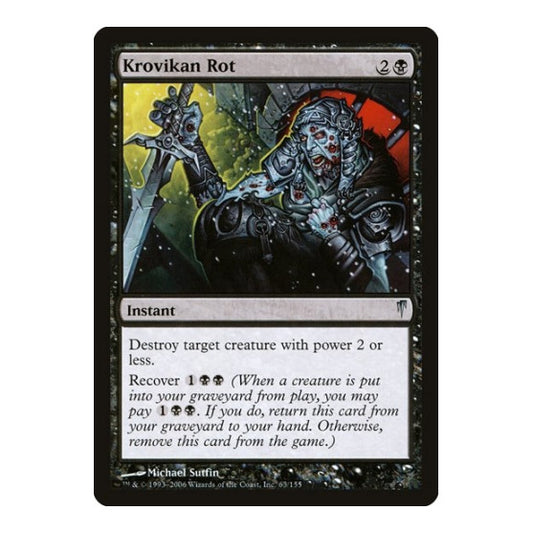 Krovikan Rot (CSP) #63 Uncommon (Lightly Played) Coldsnap Magic: The Gathering: 2006