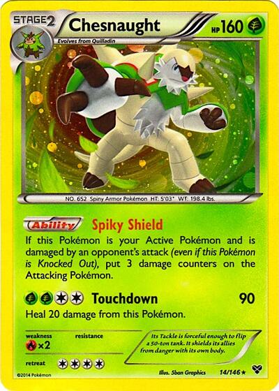 Chesnaught 14 146 Cosmos Holo (BLE) #014/146 Promo (Holofoil Moderately Played) Blister Exclusives Pokemon: 2026