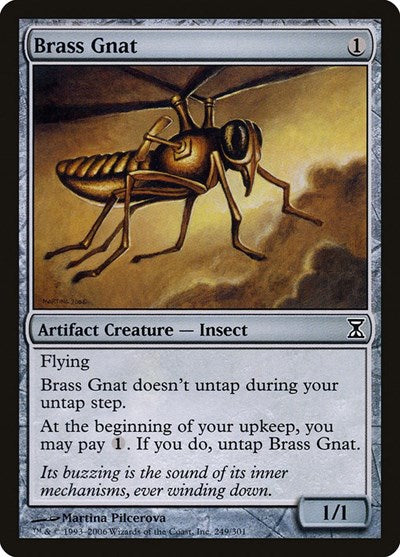 Brass Gnat (TSP) #249 Common (Lightly Played) Time Spiral Magic: The Gathering: 2006