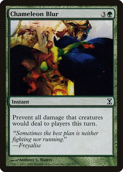 Chameleon Blur (TSP) #192 Common Time Spiral Magic: The Gathering: 2006