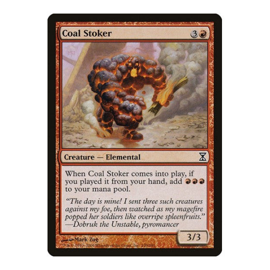 Coal Stoker (TSP) #150 Common (Lightly Played) Time Spiral Magic: The Gathering: 2006