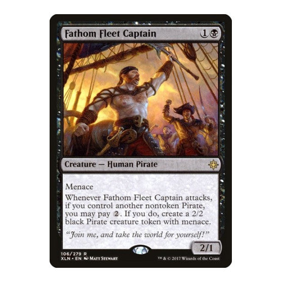 Fathom Fleet Captain (XLN) #106 Rare (Lightly Played) Ixalan Magic: The Gathering: 2017