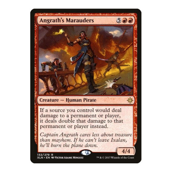 Angraths Marauders (XLN) #132 Rare (Lightly Played) Ixalan Magic: The Gathering: 2017