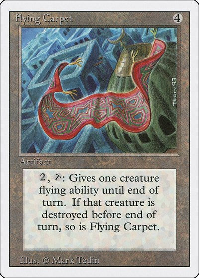 Flying Carpet (3ED) #248 Rare (Heavily Played) Revised Edition Magic: The Gathering: 1994