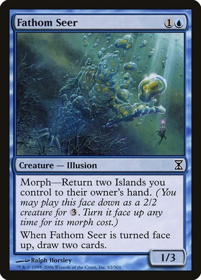 Fathom Seer (TSP) #62 Common (Lightly Played) Time Spiral Magic: The Gathering: 2006