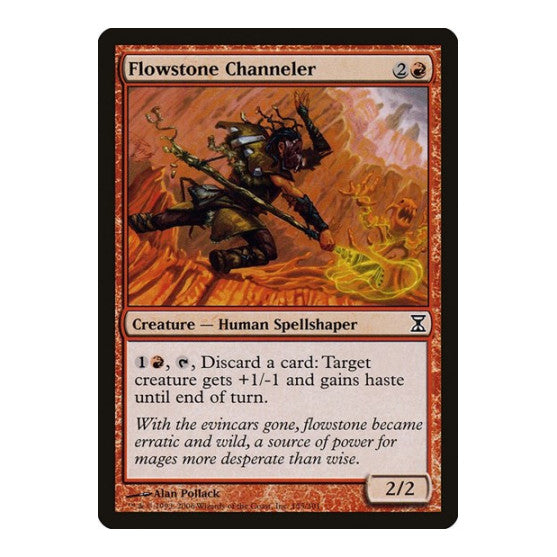 Flowstone Channeler (TSP) #155 Common (Lightly Played) Time Spiral Magic: The Gathering: 2006