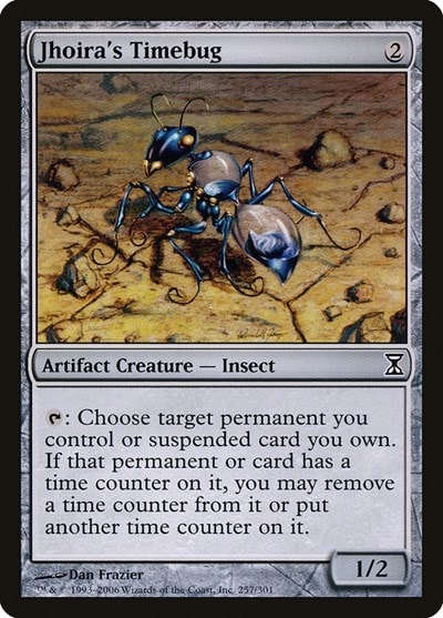 Jhoiras Timebug (TSP) #257 Common (Moderately Played) Time Spiral Magic: The Gathering: 2006