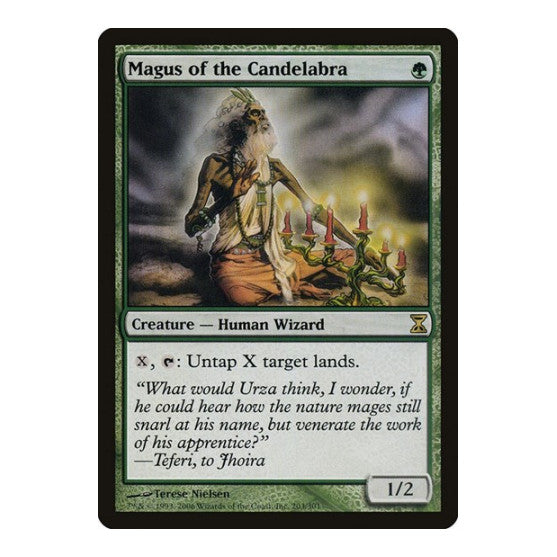 Magus of the Candelabra (TSP) #203 Rare (Lightly Played) Time Spiral Magic: The Gathering: 2006
