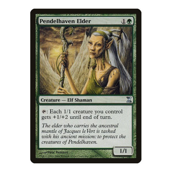 Pendelhaven Elder (TSP) #209 Uncommon (Lightly Played) Time Spiral Magic: The Gathering: 2006