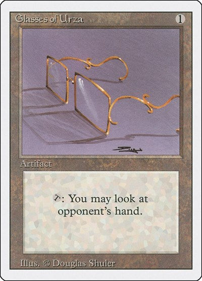 Glasses of Urza (3ED) #249 Uncommon (Heavily Played) Revised Edition Magic: The Gathering: 1994
