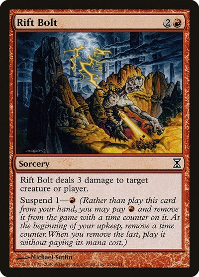 Rift Bolt (TSP) #176 Common (Lightly Played) Time Spiral Magic: 2006