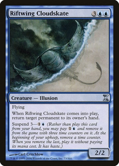 Riftwing Cloudskate (TSP) #73 Uncommon (Lightly Played) Time Spiral Magic: The Gathering: 2006