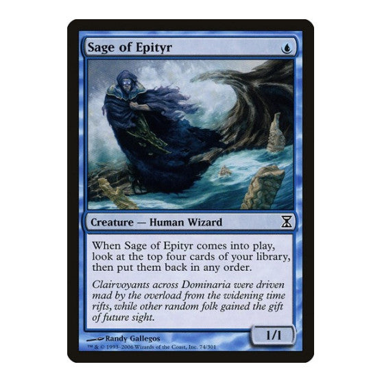 Sage of Epityr (TSP) #74 Common (Lightly Played) Time Spiral Magic: The Gathering: 2006