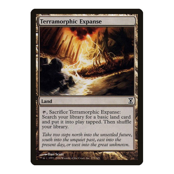 Terramorphic Expanse (TSP) #279 Common (Moderately Played) Time Spiral Magic: The Gathering: 2006
