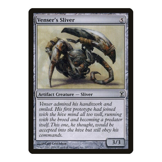 Vensers Sliver (TSP) #267 Common Time Spiral Magic: The Gathering: 2006