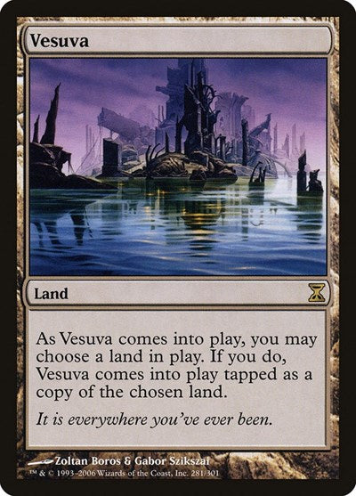 Vesuva (TSP) #281 Rare (Damaged) Time Spiral Magic: The Gathering: 2006