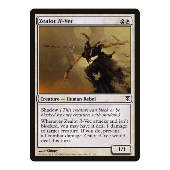Zealot il Vec (TSP) #47 Common (Lightly Played) Time Spiral Magic: The Gathering: 2006