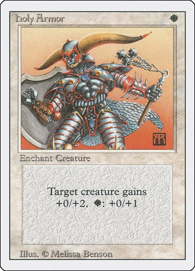 Holy Armor (3ED) #23 Common (Heavily Played) Revised Edition Magic: The Gathering: 1994