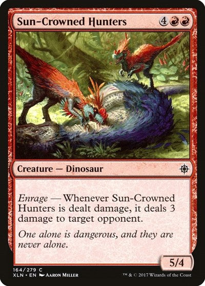 Sun Crowned Hunters (XLN) #164 Common (Foil Lightly Played) Ixalan Magic: The Gathering: 2017