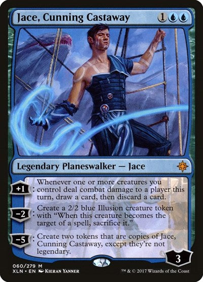 Jace Cunning Castaway (XLN) #60 Mythic Rare (Lightly Played) Ixalan Magic: The Gathering: 2017