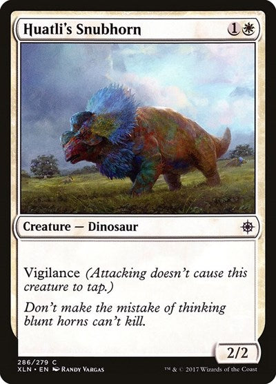 Huatlis Snubhorn (XLN) #286 Common (Lightly Played) Ixalan Magic: The Gathering: 2017