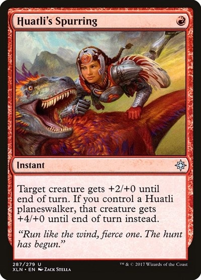Huatlis Spurring (XLN) #287 Uncommon (Lightly Played) Ixalan Magic: The Gathering: 2017