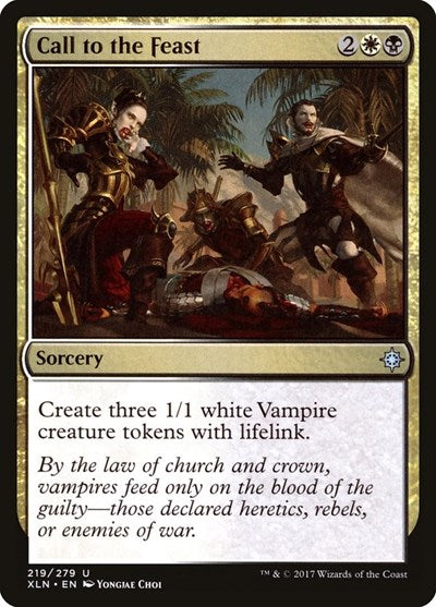 Call to the Feast (XLN) #219 Uncommon (Lightly Played) Ixalan Magic: The Gathering: 2017