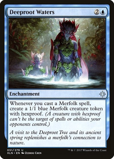 Deeproot Waters (XLN) #51 Uncommon (Lightly Played) Ixalan Magic: The Gathering: 2017